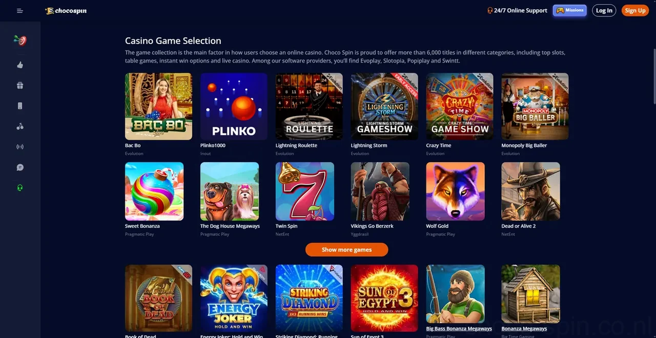 Chocospin Casino Casino